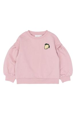 THE NEW SIBLINGS - TNSTSapphire OS Sweatshirt - Silver Pink - Girl