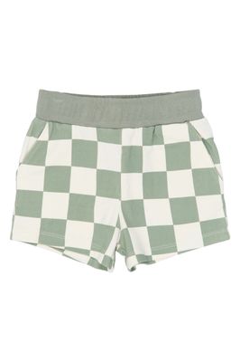 THE NEW - Sebastian Shorts - Aqua Gray AOP korte broek- boy - Jongen