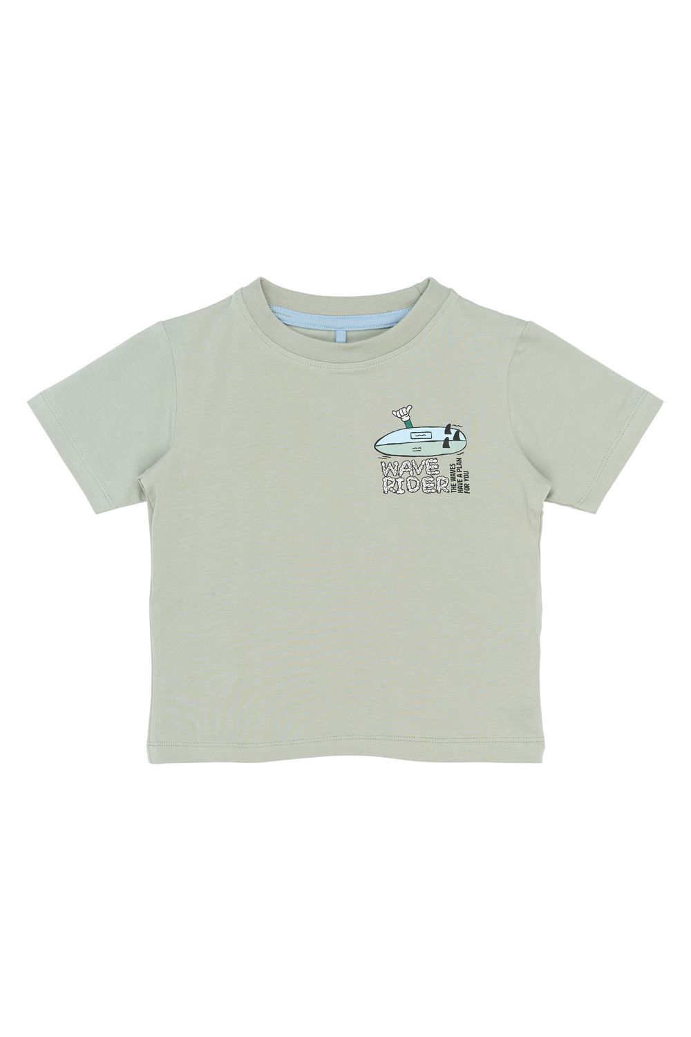 THE NEW SIBLINGS - TNSTSigurd S_S Tee - Aqua gray - boy