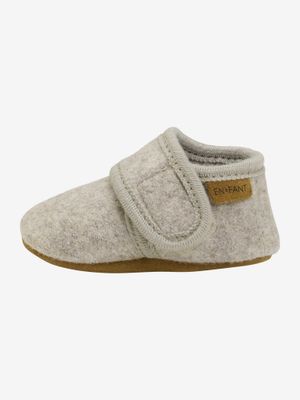 EnFant - Baby Wool slippers/ sloffen - Sand Melange - Boy - Girl - Jongen - meisje - unisex