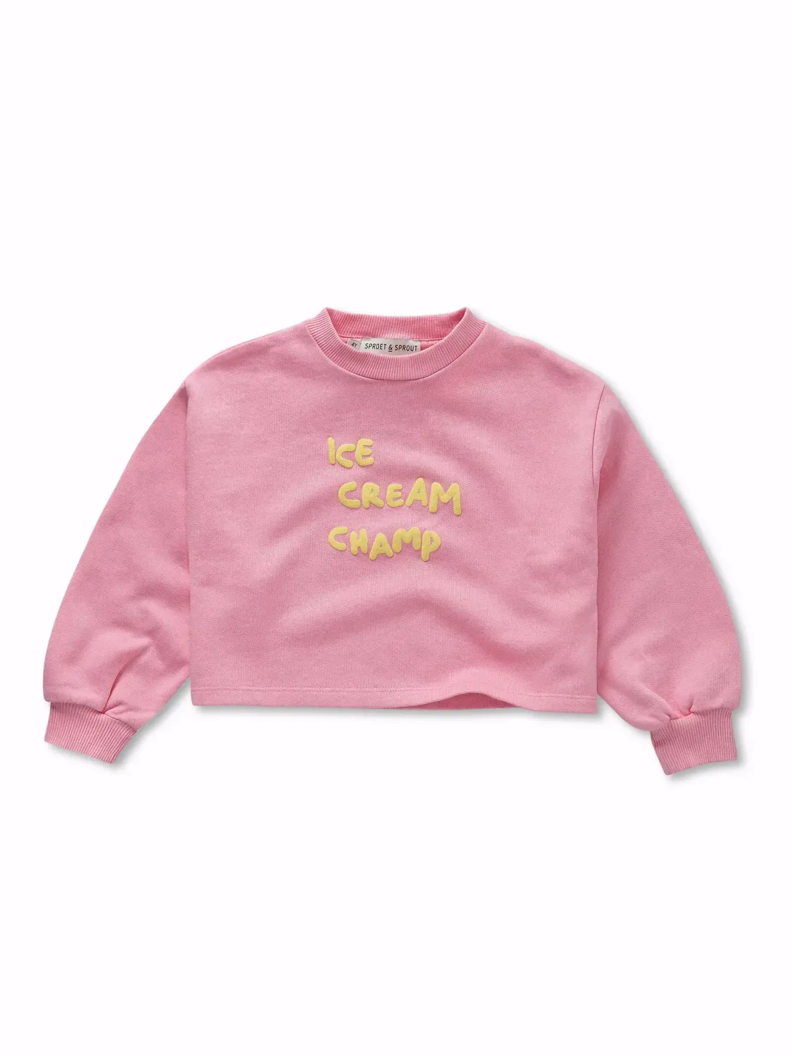 Sproet &amp; Sprout - Boxy batman sleeve ice cream - Podium pink - meiden - meisjes - Girl