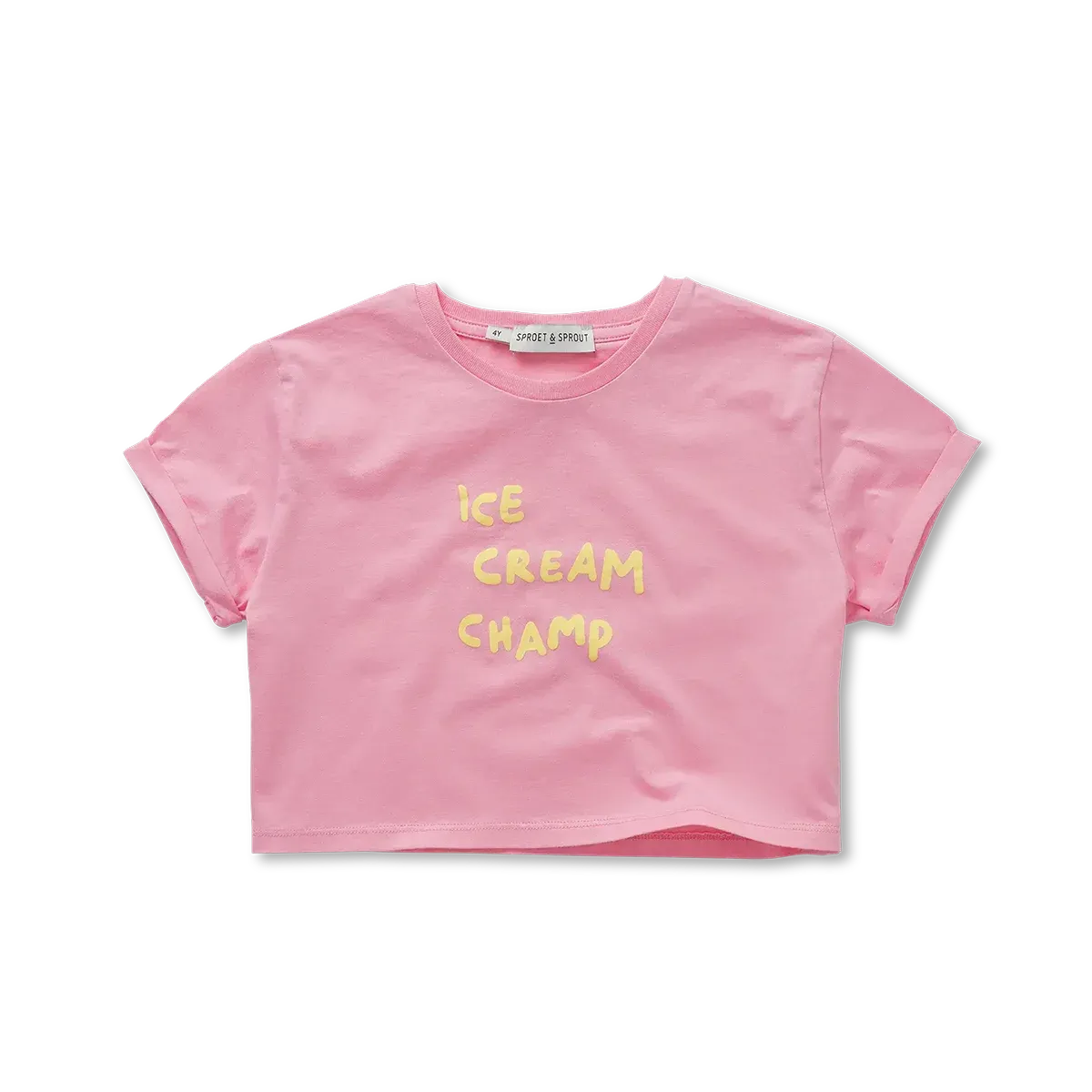 Sproet &amp; Sprout - Boxy T-shirt ice cream  - Podium pink