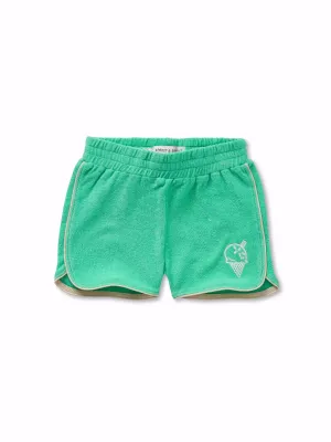 Sproet &amp; Sprout - Terry sport shorts green - Jade green - boy - jongens - jongen