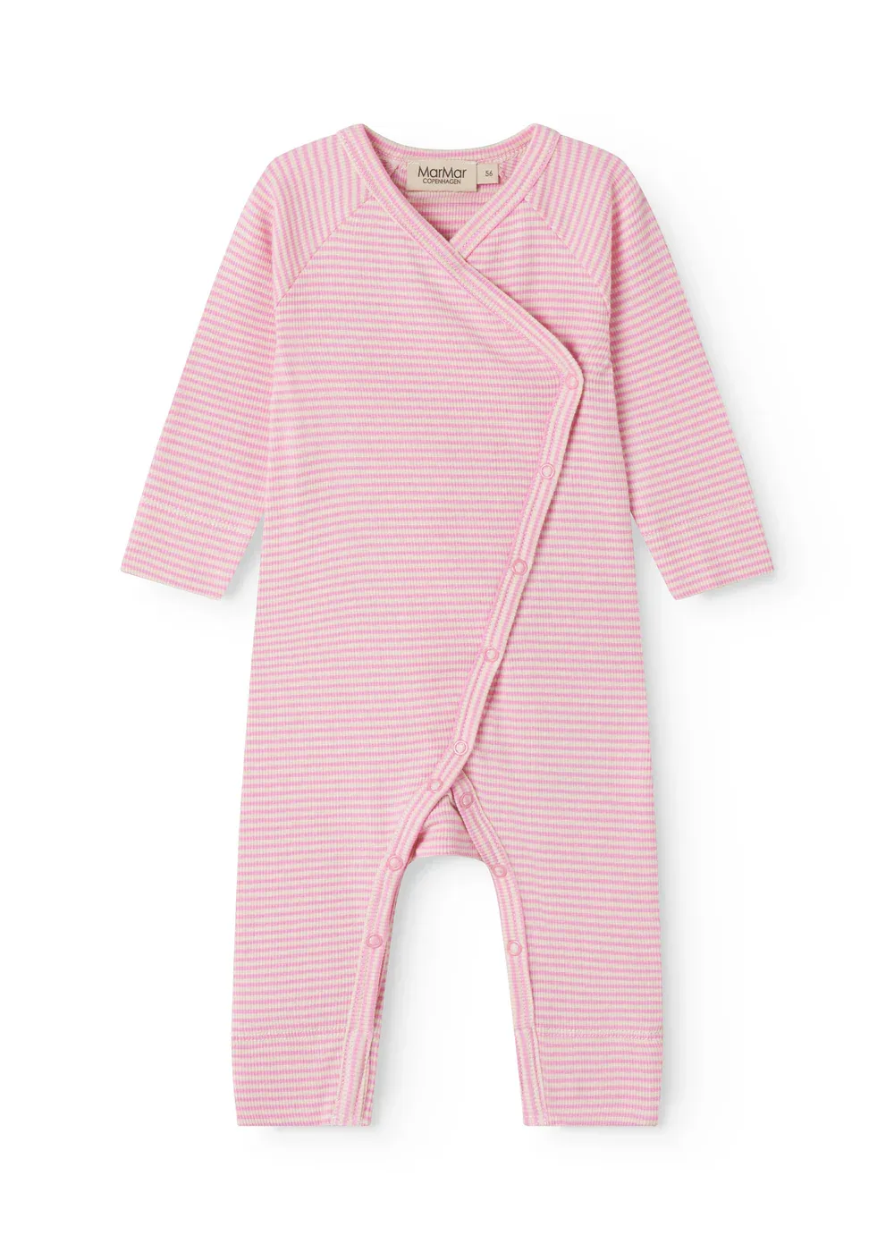 MarMar Copenhagen - Rikke - Pink Stripe - Romper - Baby - Meiden - Girl