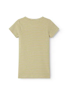 MarMar Copenhagen - Tago - Olive Stripe - T-shirts - Boy - Girl - Jongen - Meisje - Unisex - Baby