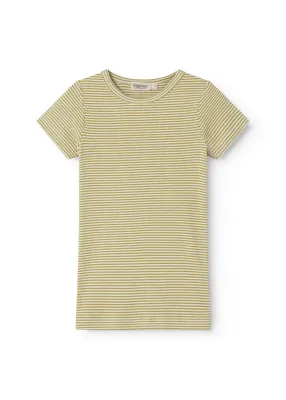 MarMar Copenhagen - Tago - Olive Stripe - T-shirts - Boy - Girl - Jongen - Meisje - Unisex - Baby