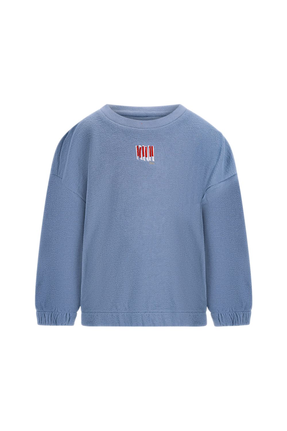 The New Chapter - boy sweater Bobbie - Wild blue - Jongen - Blauwe trui 