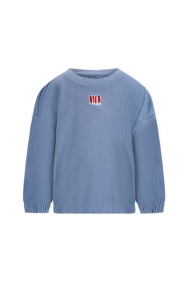 The New Chapter - boy sweater Bobbie - Wild blue - Jongen - Blauwe trui 