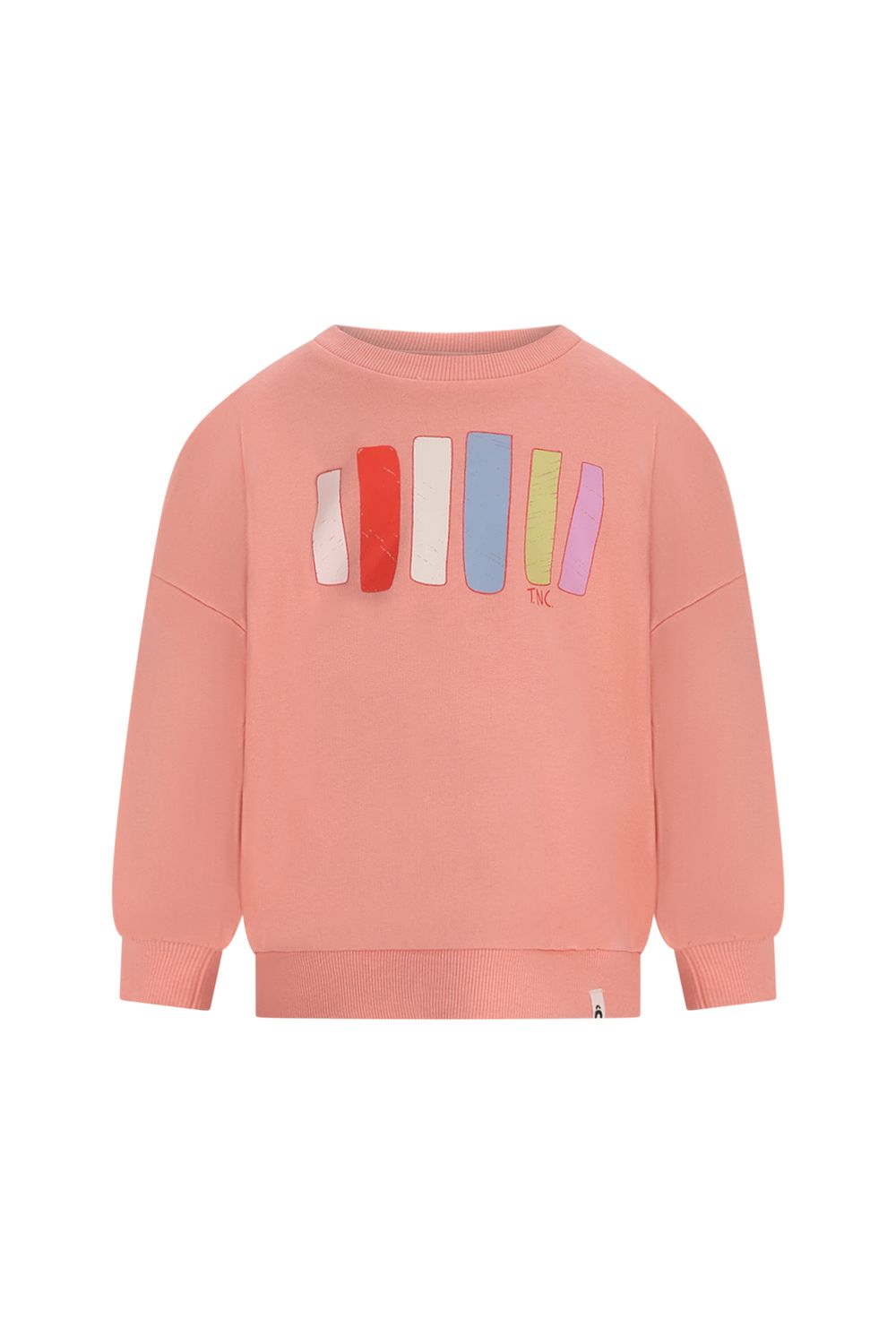 The New Chapter - sweater Billie - Shrimp - Boy - Girl - Unisex - Trui met kleurtjes 