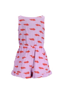 The New Chapter - Girl jumpsuit Lous - Sound waves - Meiden - roze - zomer - meisje - Girl - broekpak 