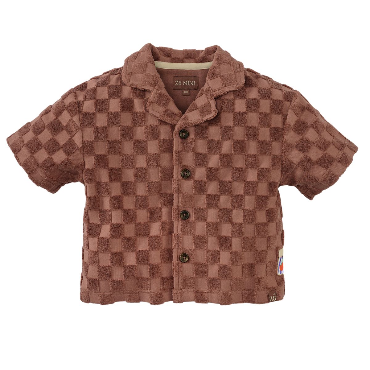 Z8 - Jeppe - Blush brown T-shirt - Boy - Jongens - Blouse 