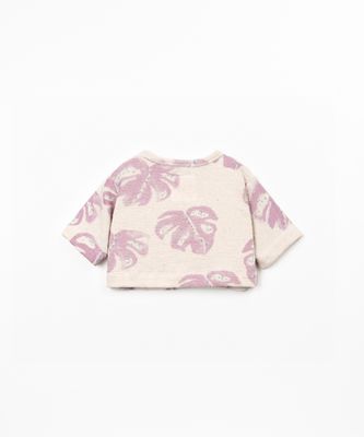 Play Up- PRINTED EMBELLISHED JERSEY SWEATER - MONSTERA -Girl - meiden - baby 