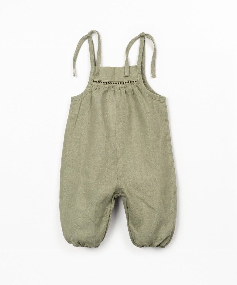 Play Up- LINEN JUMPSUIT - TEXTURE - Girl