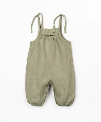 Play Up- LINEN JUMPSUIT - TEXTURE - Girl