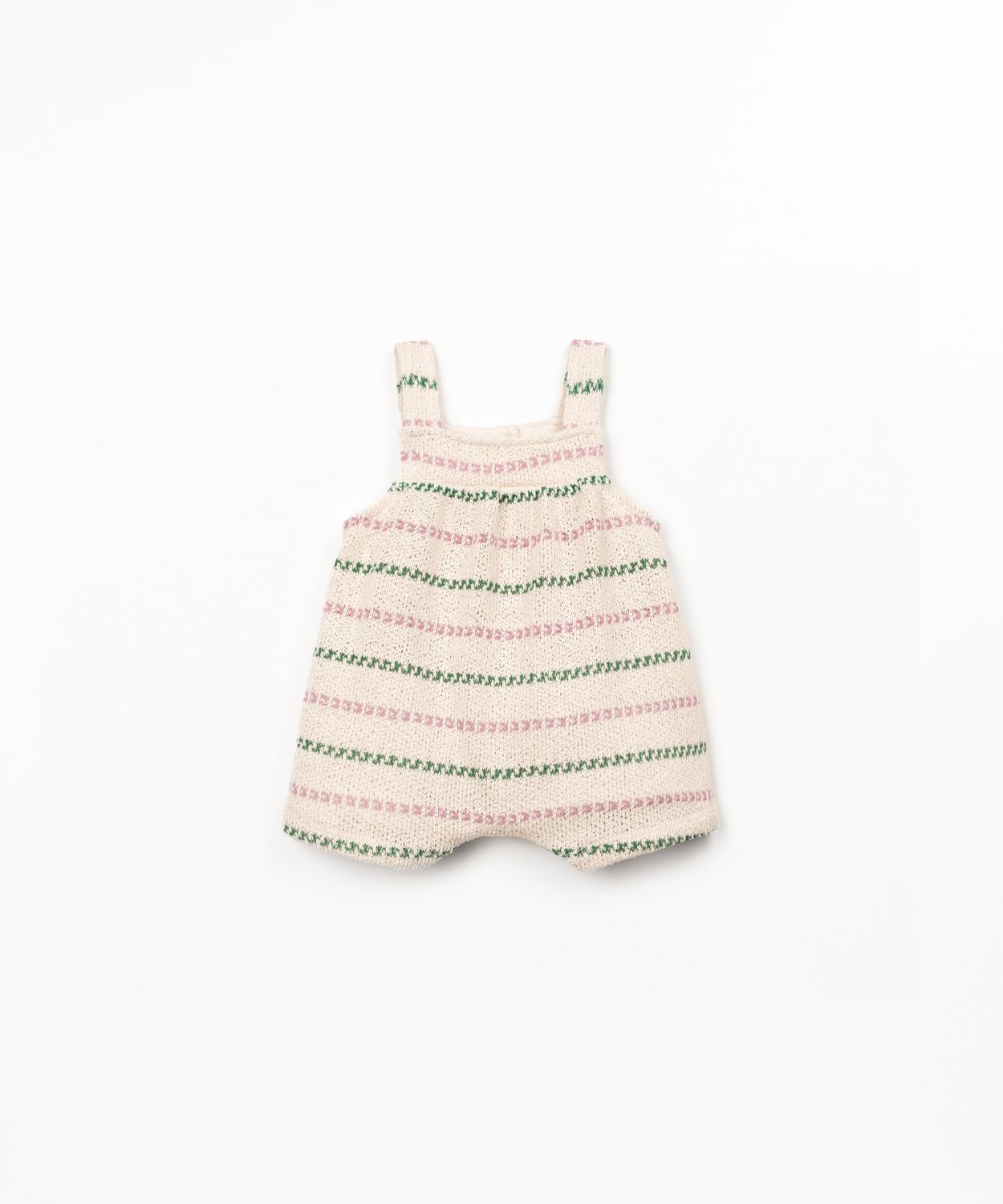 Play Up- STRIPED FLAMÉ JERSEY JUMPSUIT - SCULPTURE - Girl - meiden - baby