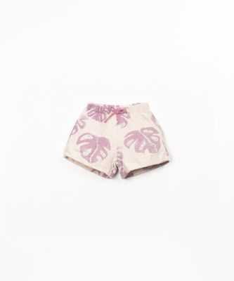 Play Up- PRINTED EMBELLISHED JERSEY SHORTS - MONSTERA - Girl - korte broek - meiden - baby