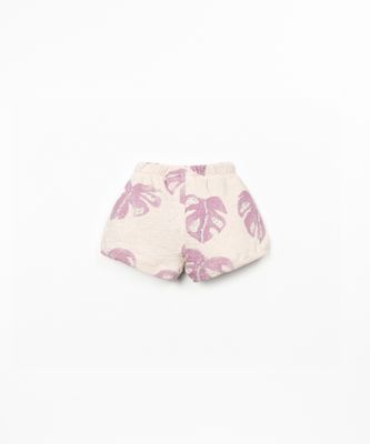 Play Up- PRINTED EMBELLISHED JERSEY SHORTS - MONSTERA - PA02/2AS11703