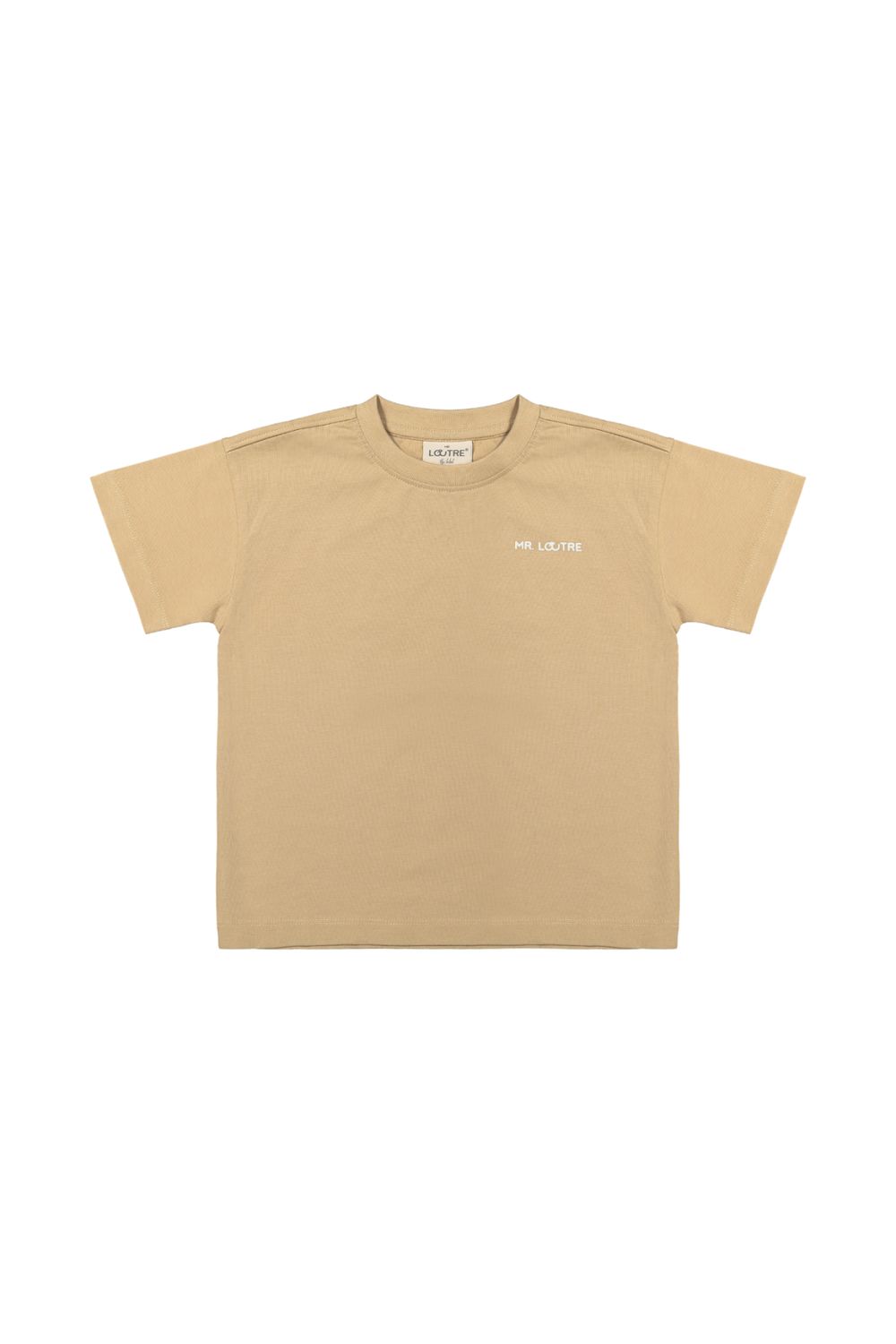 Mr. Loutre - Samuel - T-shirt met backprint - Dune