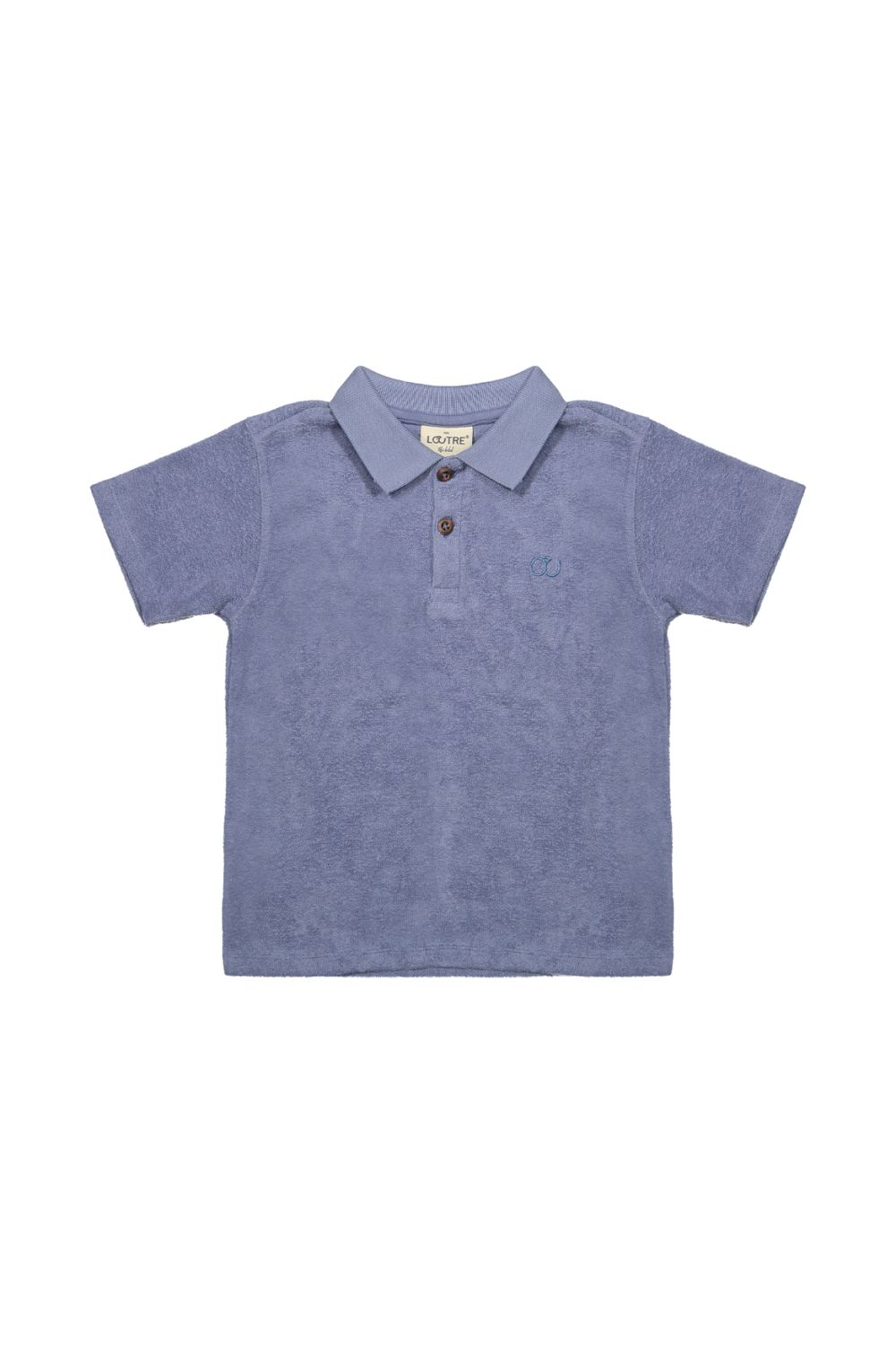 Mr. Loutre - Nils - Badstof polo - Sky