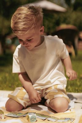 Mr. Loutre - Samuel - Basic t-shirt - Cloud white - Boy - jongen