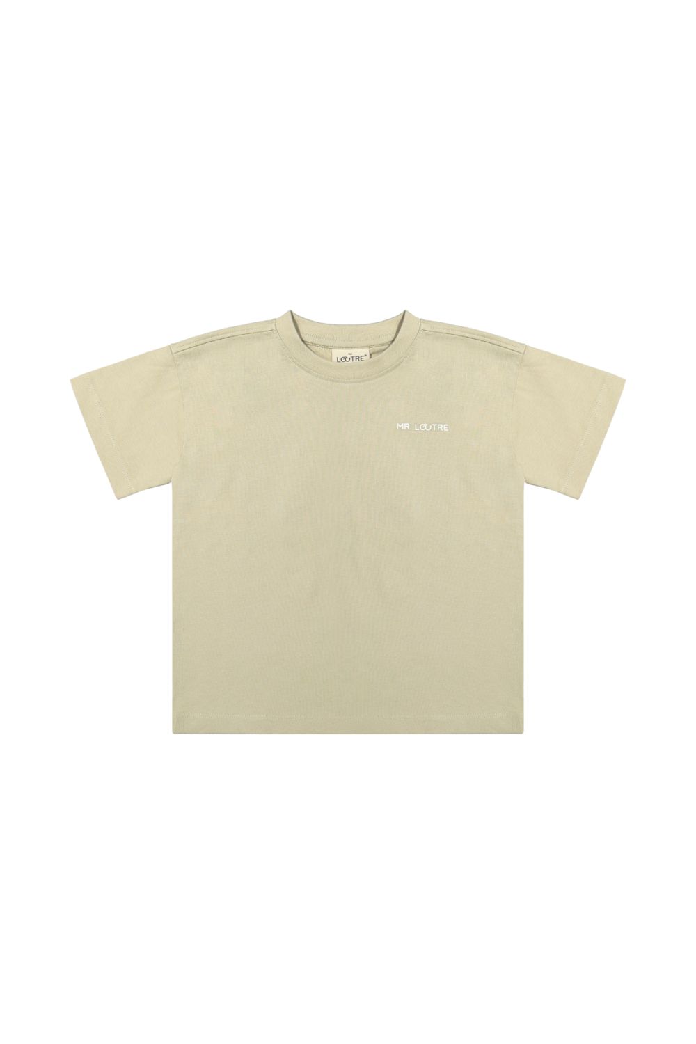 Mr. Loutre - Samuel - T-shirt met backprint - Sand