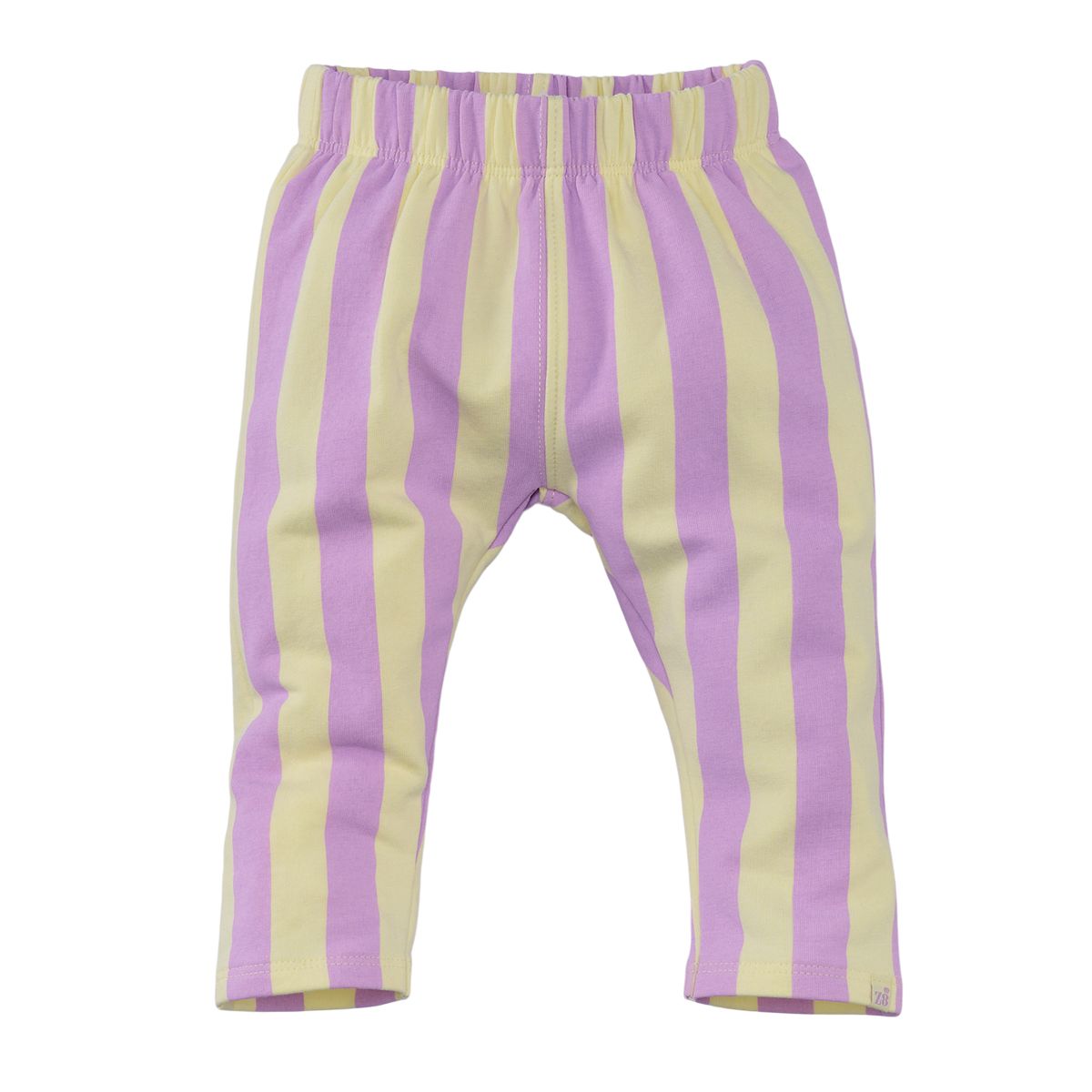 Z8 - Alora broek - Silly citron - baby - meiden - geel en roze  strepen 