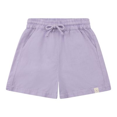 Navy Natural - Niels short linnen lila