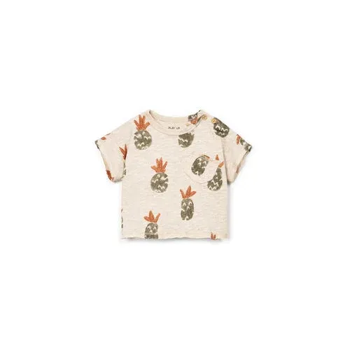 Play Up - PRINTED FLAMÉ JERSEY T-SHIRT - FOAM