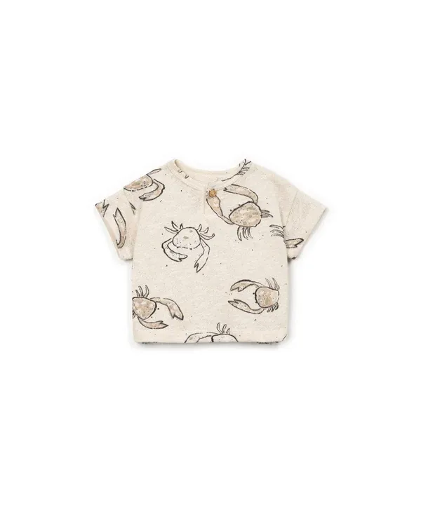 Play Up - PRINTED FLAMÉ JERSEY T-SHIRT - BIO RESIN