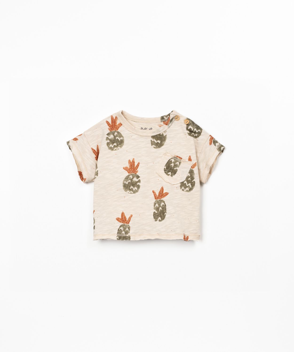 Play Up - PRINTED FLAMÉ JERSEY T-SHIRT - CREATION