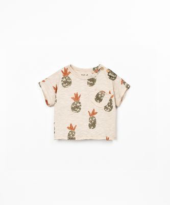 Play Up - PRINTED FLAMÉ JERSEY T-SHIRT - CREATION