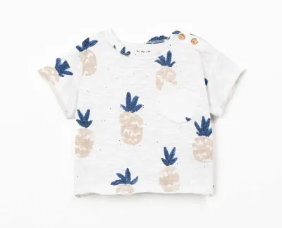 Play Up - PRINTED FLAMÉ JERSEY T-SHIRT - CREATION