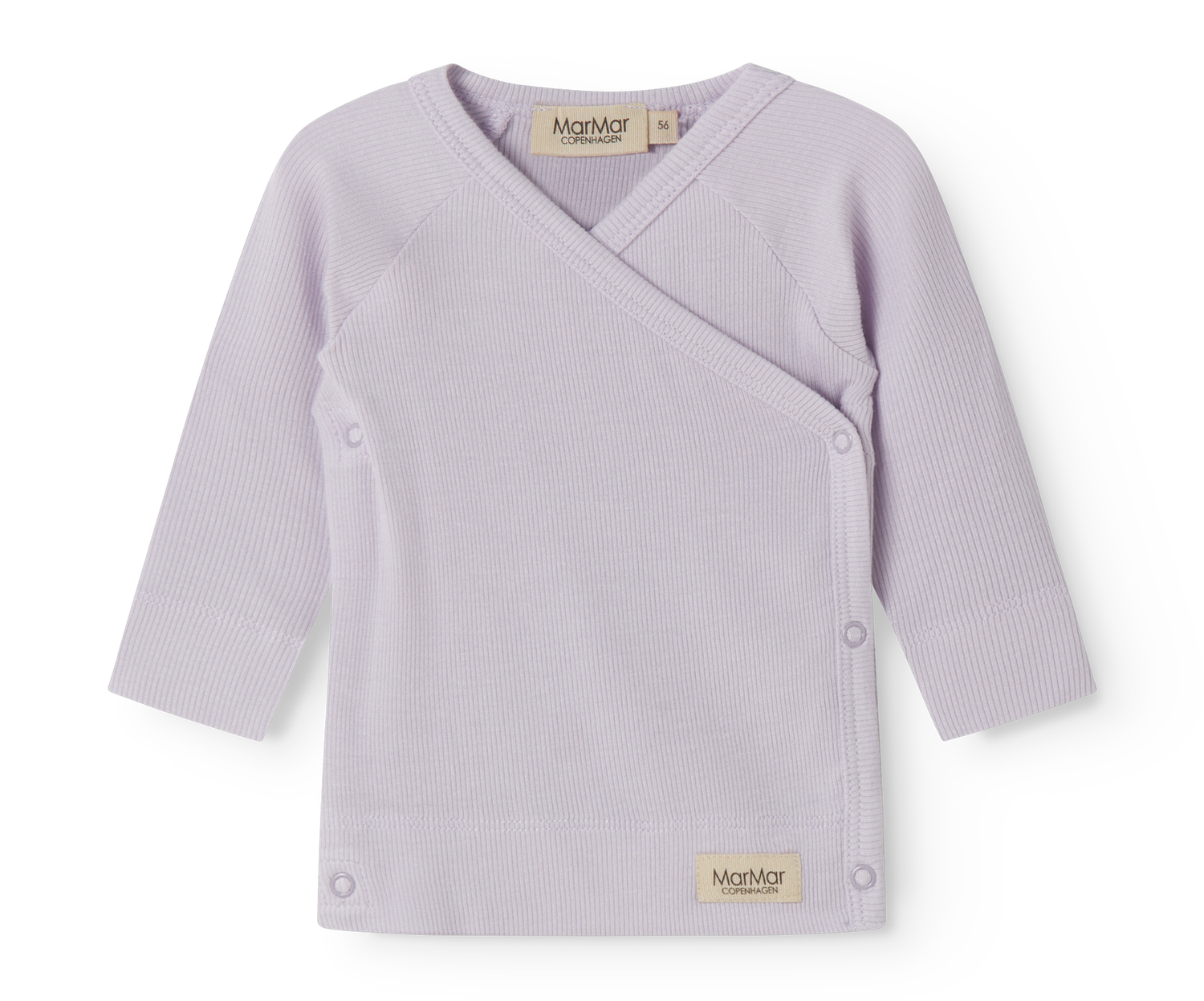 MarMar Copenhagen - Tuti Wrap LS - Sweet Violet - T-shirts - Girl - Boy - Jongen - Meisje - Unisex