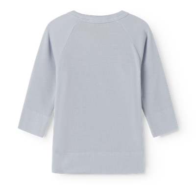 MarMar Copenhagen - Tuti Wrap LS - Blue Mist - T-shirts - Baby - Boy - Girl - Jongen - Meisje - Unisex