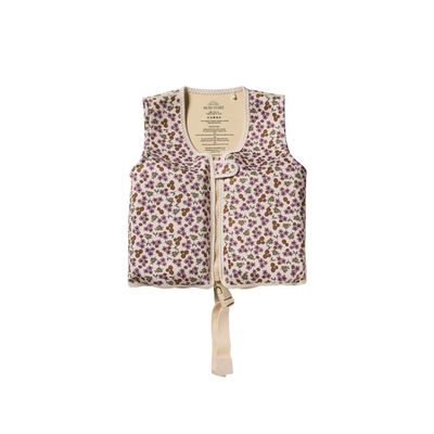 Salted Stories - Sparkly Flowers | Floating Vest - White Swan- Zwemvest - Meiden - Girl 