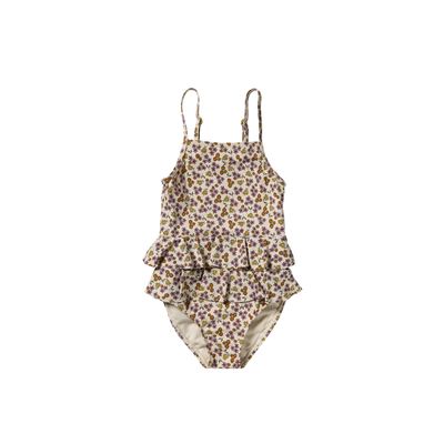Salted Stories - Sparkly Flower | Swimsuit - White Swan - Badpak - Meiden - Girl