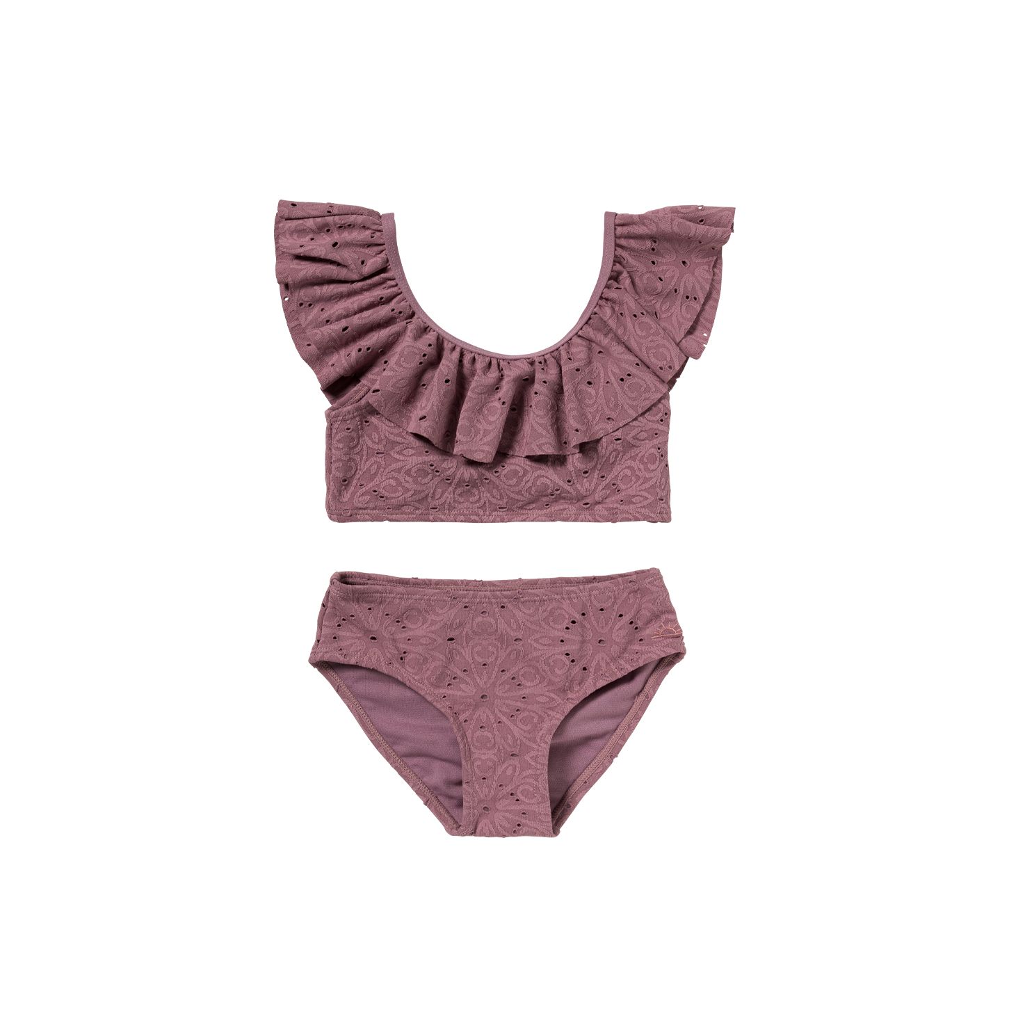Salted Stories - Broderie | Bikini - Dusky Orchid - Girl - Meiden 
