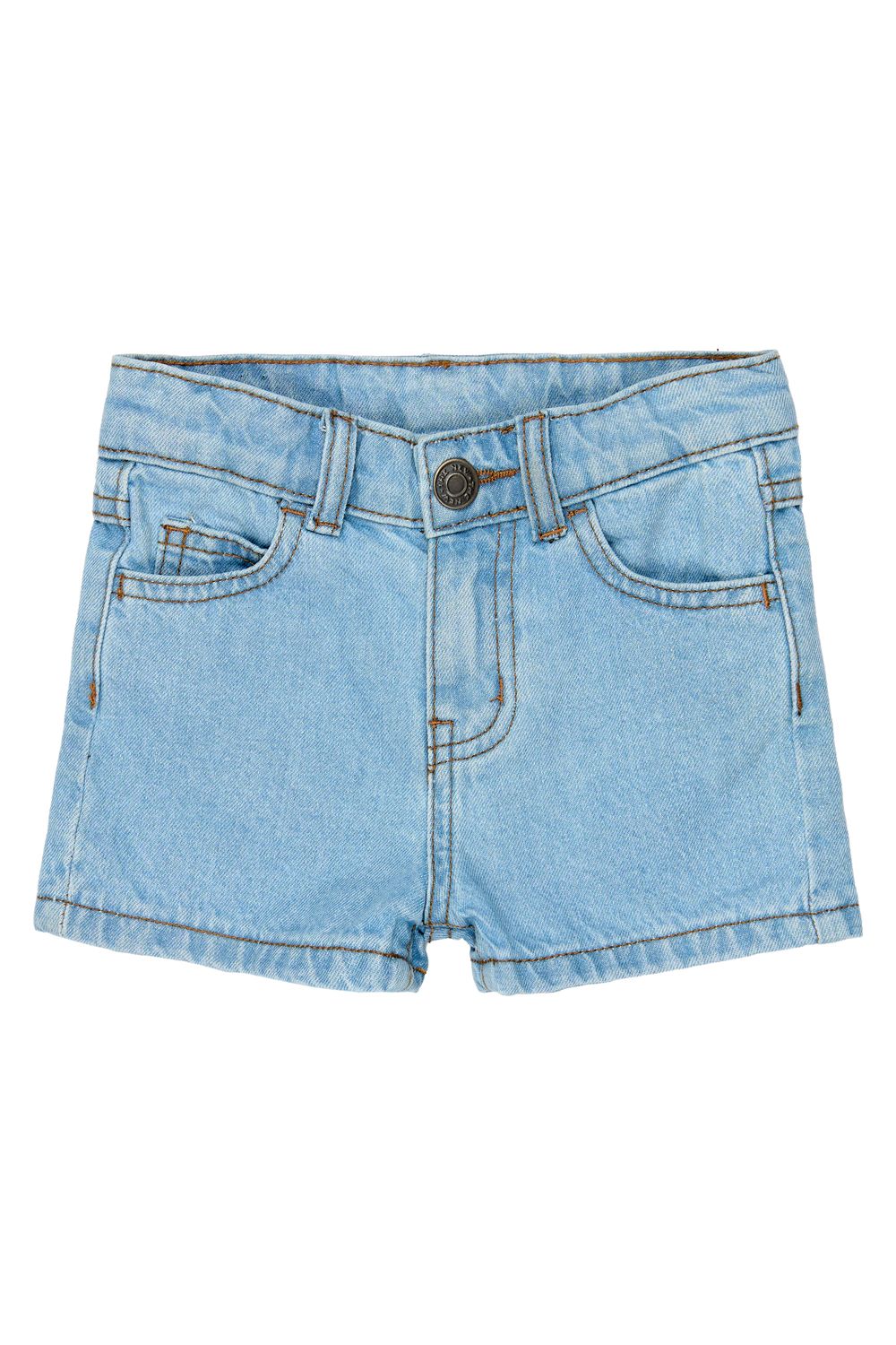 THE NEW SIBLINGS - Tamantha Regular Fit Denim Shorts - Light blue denim - Toddler Girl
