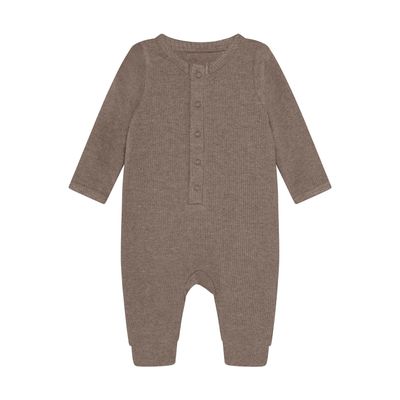 Fixoni-Romper LS Melange Rib-Mountain Trial Melange-Unisex