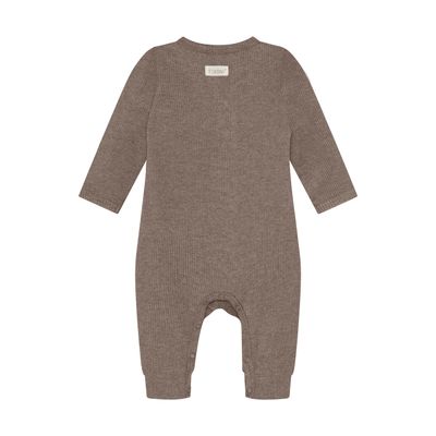 Fixoni-Romper LS Melange Rib-Mountain Trial Melange-Unisex