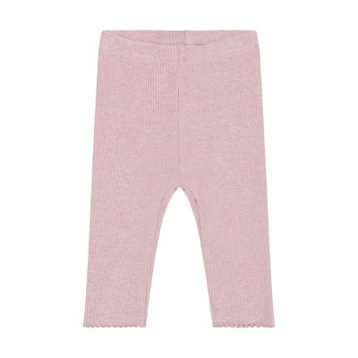 Fixoni-Leggings Melange Rib-Pale Mauve Melange-Unisex
