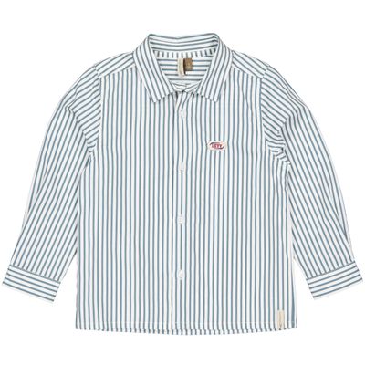 Levv-LW262DIMITRI-Shirt-AOP Cream Stripes-Little Boys