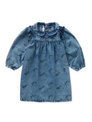 Sproet &amp; Sprout-Denim dress blue -Blue denim