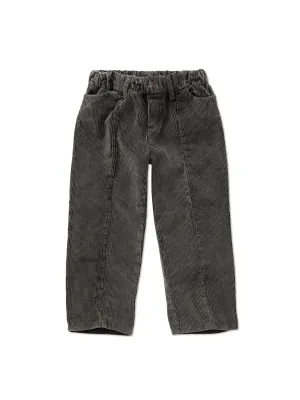 Sproet &amp; Sprout-Corduroy pants black washed -Blacked washed