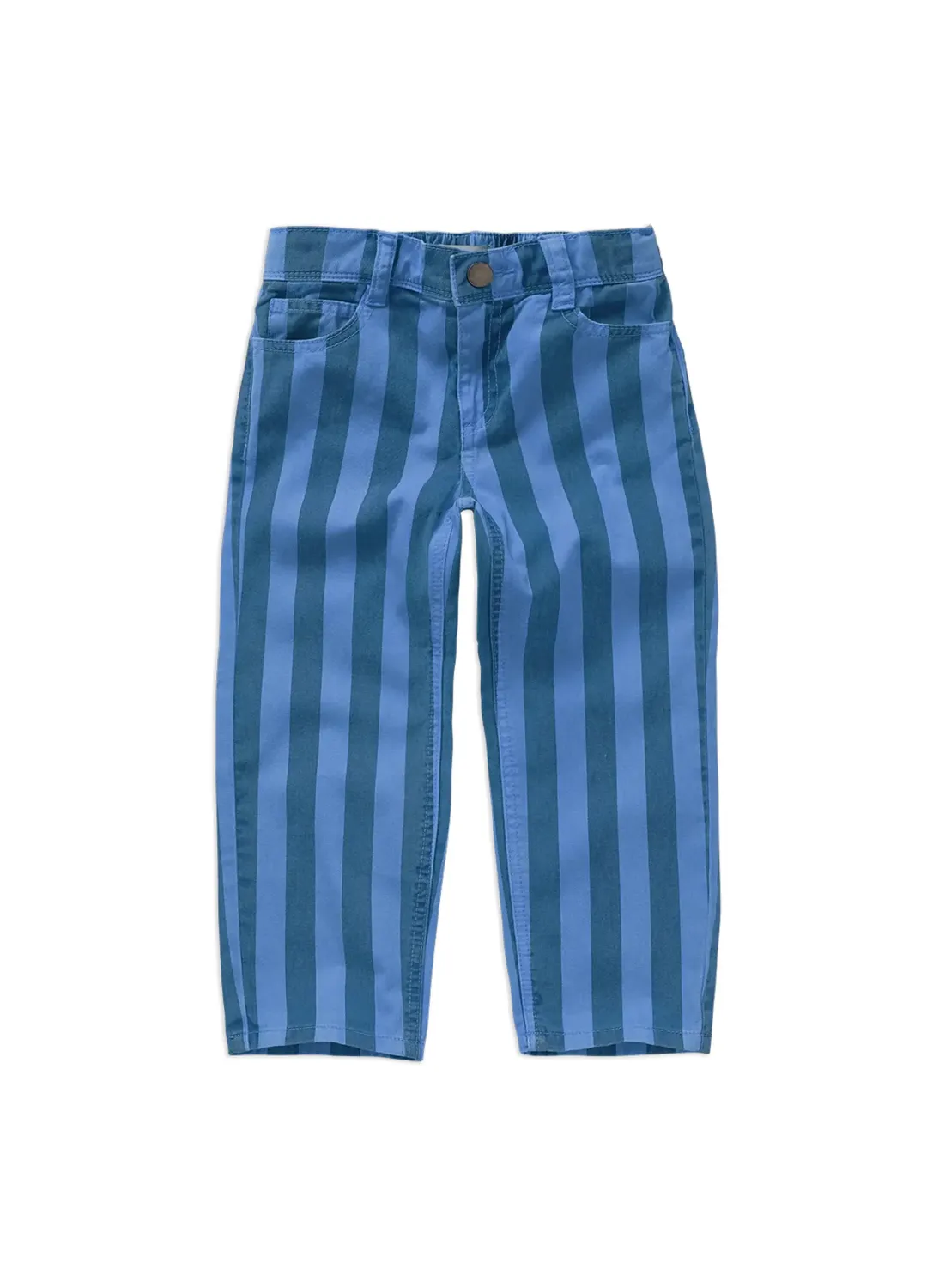 Sproet &amp; Sprout-Straight denim pants stripes blue-Blue denim