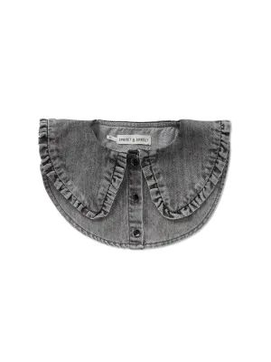 Sproet &amp; Sprout-Denim ruffle collar -Grey denim