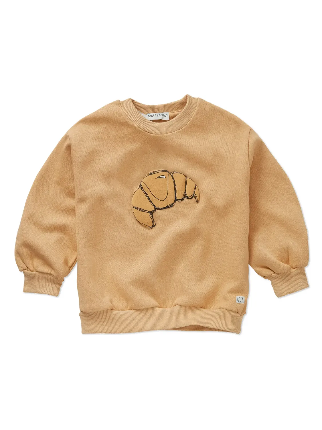 Sproet &amp; Sprout-Sweatshirt Croissant -Sand