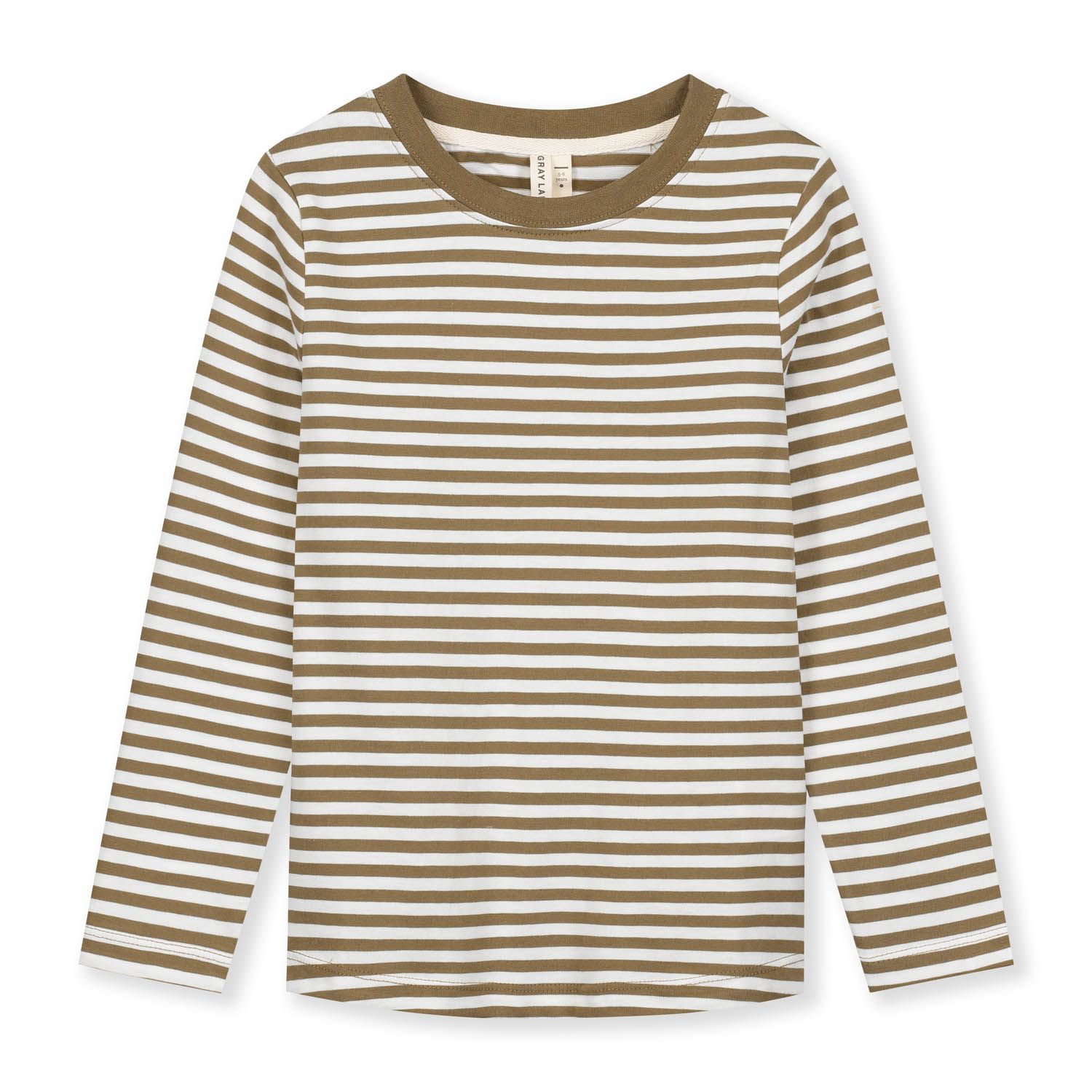 Gray Label-L/S Tee GOTS-Woody - Cream