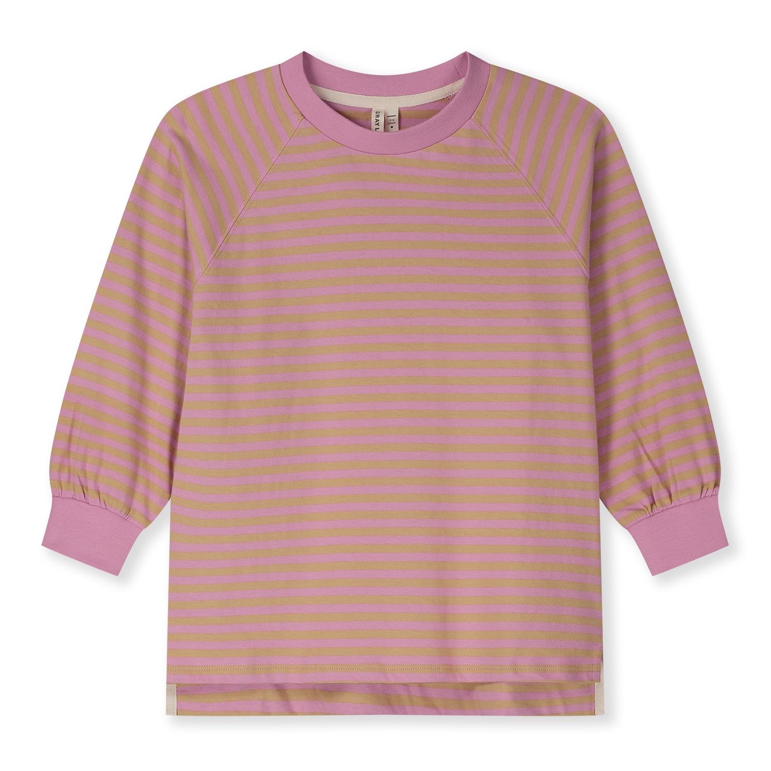 Gray Label-Oversized L/S Tee GOTS-Bubblegum - Cookie