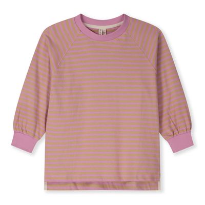 Gray Label-Oversized L/S Tee GOTS-Bubblegum - Cookie